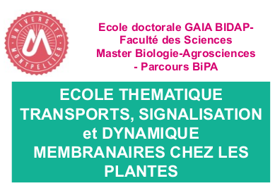 Ecole thématique Signalisation, Dynamique, et Transport Membranaires 2024