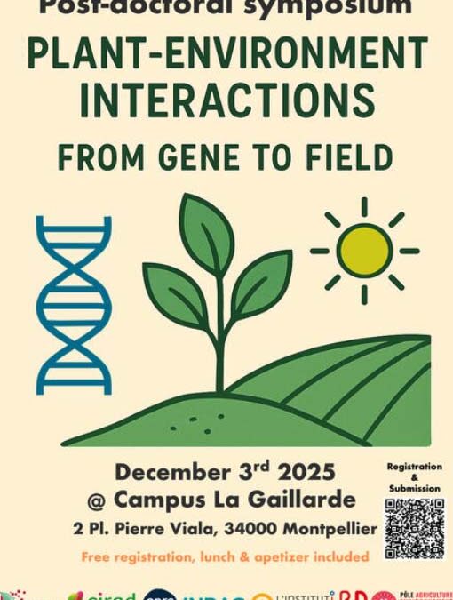 Postdoctoral Symposium on Plant-Environment Interactions: from Gene to Field